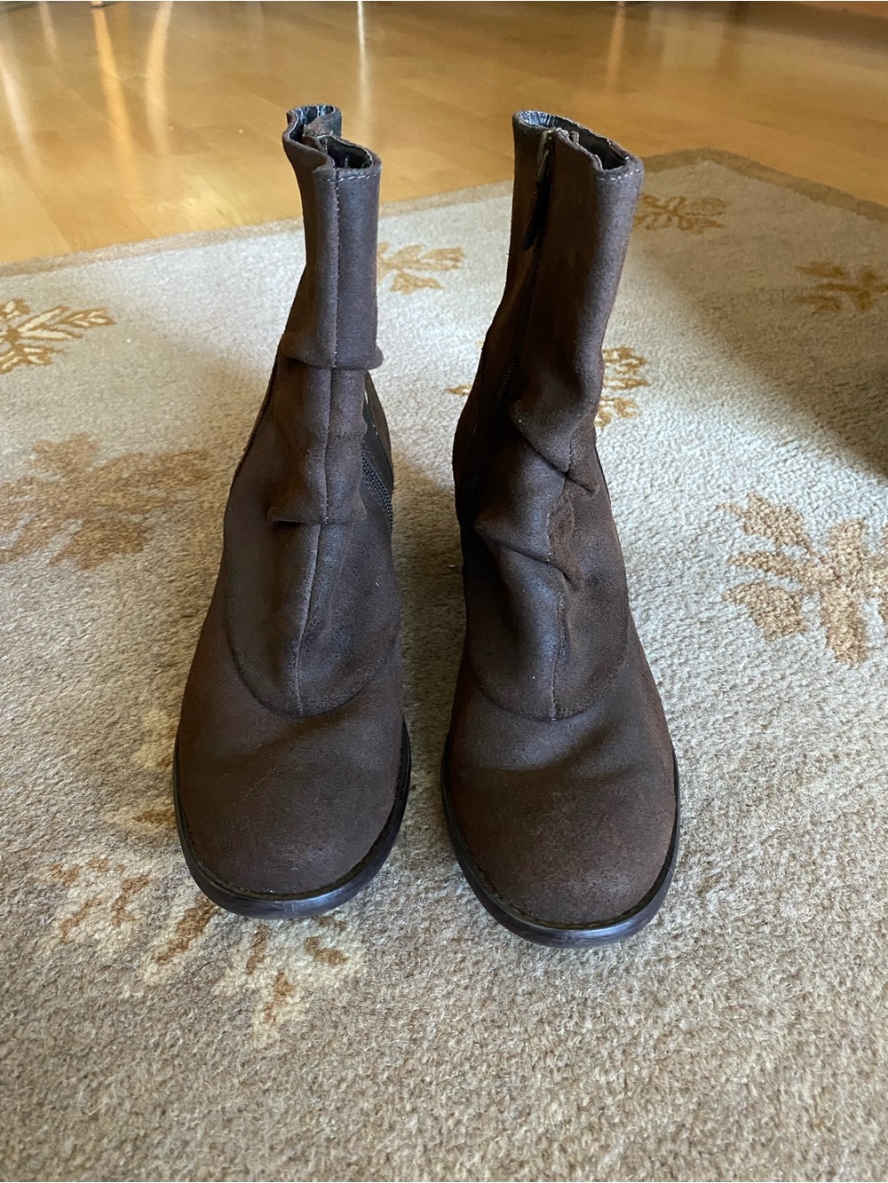 Cordani Women’s Oiled Leather Brown Ankle Boots